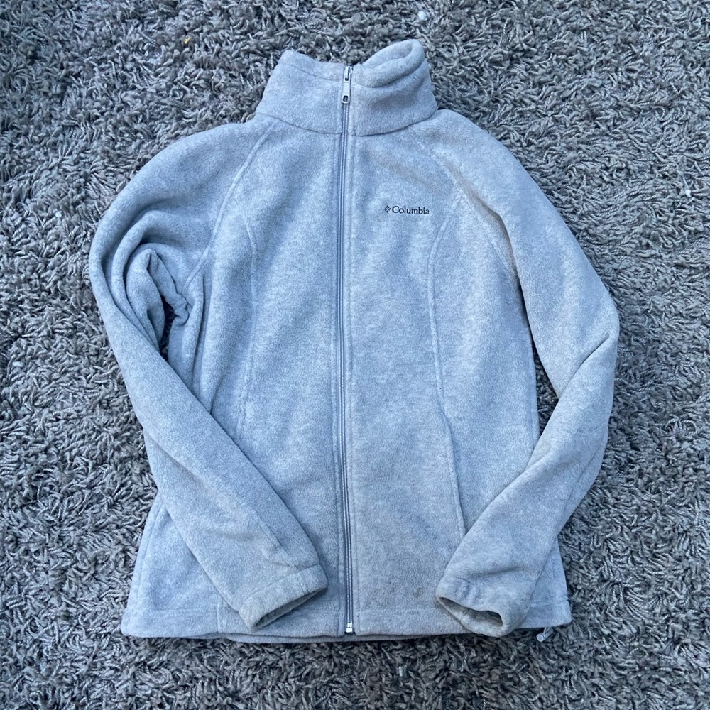 Gray Columbia fleece jacket